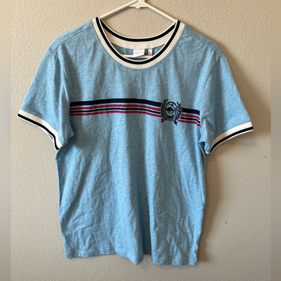 Cinch Western Boyfriend Striped T-Shirt Cowgirl Graphic Tee Crewneck Relaxed - Picture 2 of 6